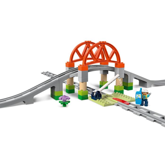 Set Expansión: Puente Y Vías Ferroviarias 10426 Lego Duplo 1