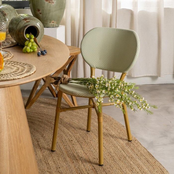 Silla Aguamarina Aluminio-Textileno 47 X 60 X 79 cm