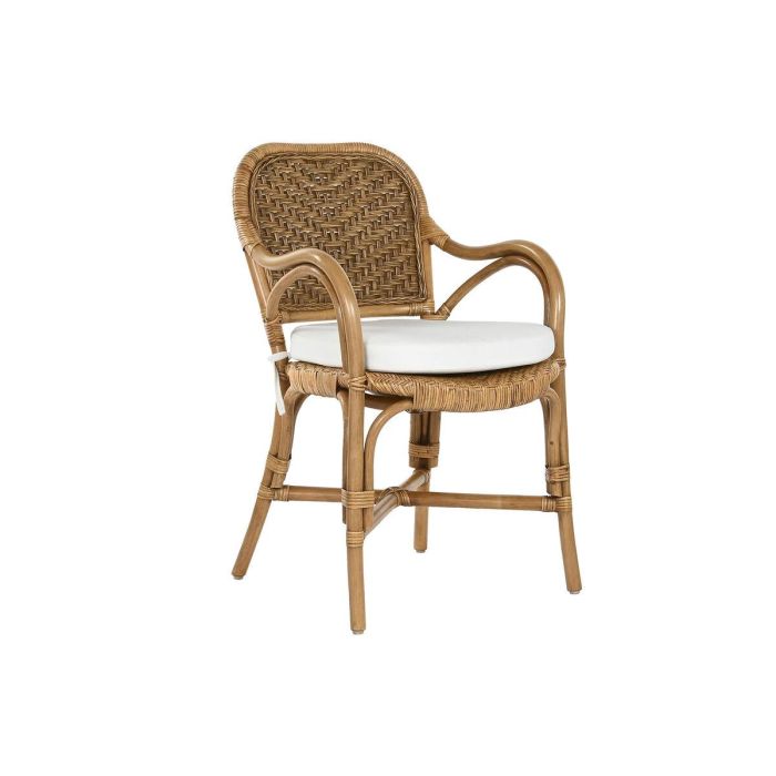 Silla Shabby DKD Home Decor Natural Blanco 62 x 86 x 55 cm 1