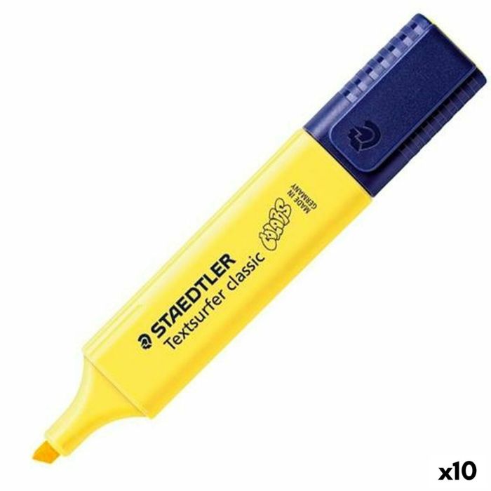 Marcador Fluorescente Staedtler Textsurfer Classic Pastel Amarillo (10 Unidades)