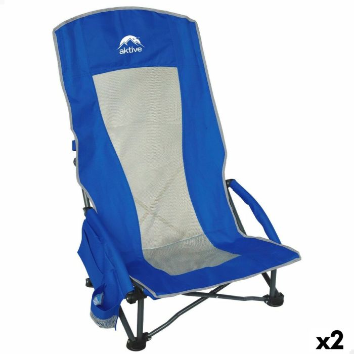 Silla de Camping Plegable Aktive (2 Unidades)