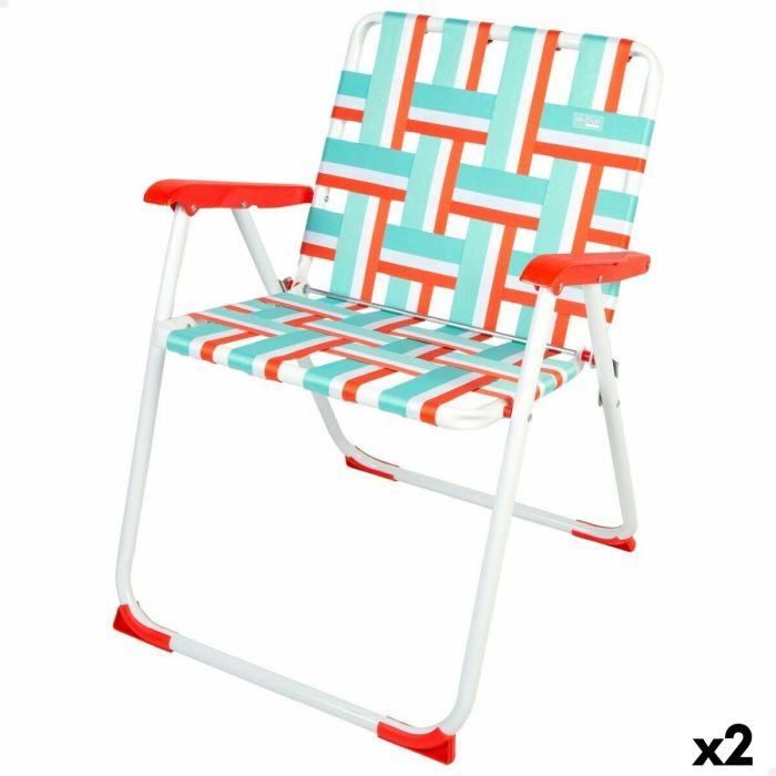 Silla de Playa Aktive 47 x 77 x 62 cm