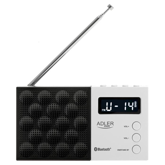 Adler Radio digital AD 1908 PLL FM Bluetooth 5.0, sintonización avanzada, 12,5 x 3 x 7 cm 9
