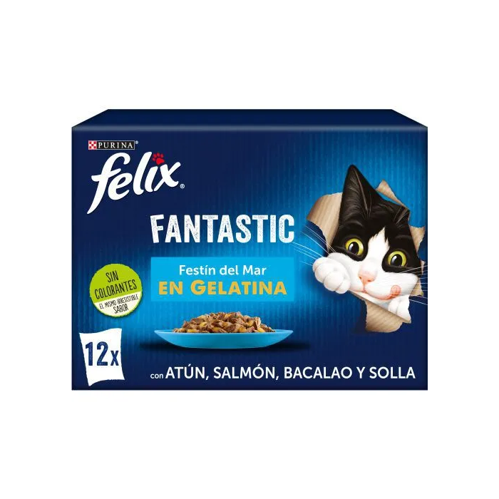 Purina Felix Feline Fantastic Festin Del Mar 12x85 gr