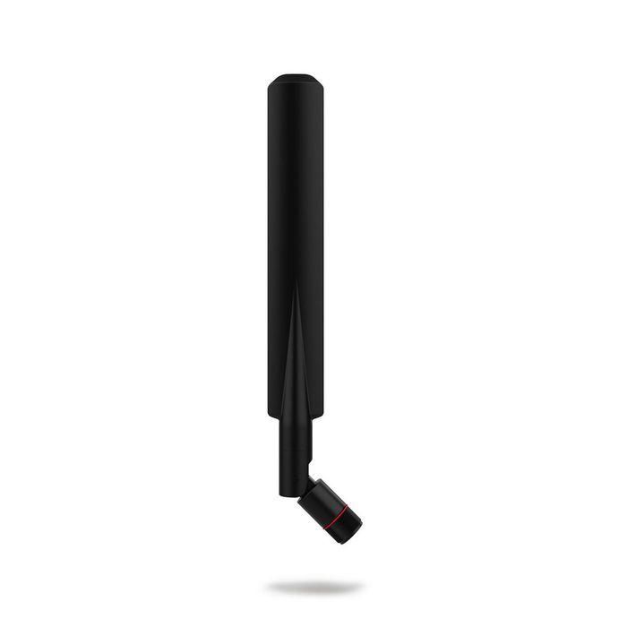 Panorama Antennas PWB-24-58-72 Antena WiFi Omnidireccional 2.4/5/7.2GHz 3dBi RP-SMA WiFi 6e, Indep. Plano Tierra, 163x22x7mm, Negra 1