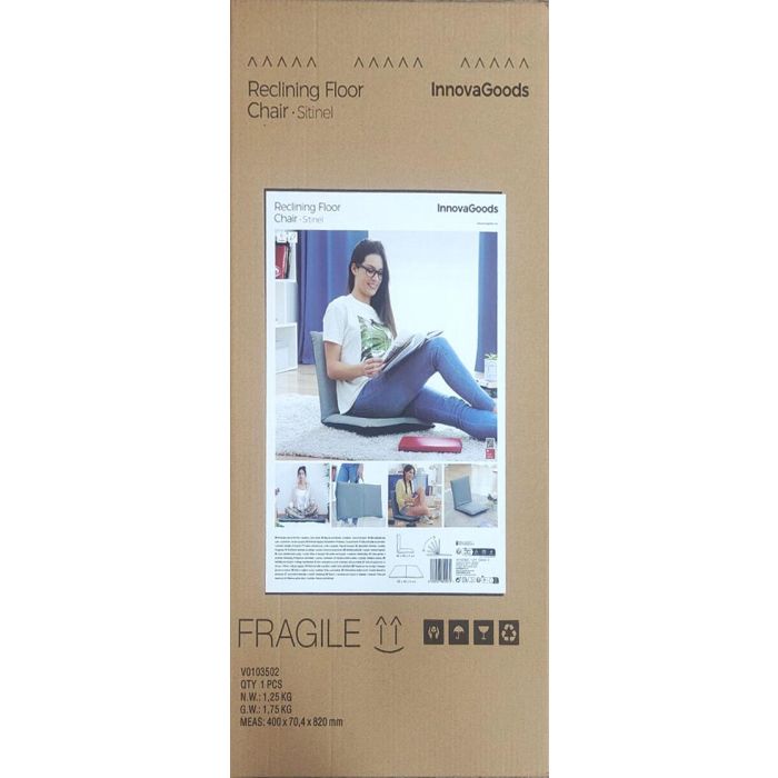 Silla de suelo reclinable Sitinel Innovagoods - Inde 1 Silla de suelo reclinable Sitinel Innovagoods - Inde 1