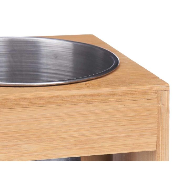Portautensilios Doble Bambu Metal Kinvara 23X12CM (8 Unidades) 3 Portautensilios Doble Bambu Metal Kinvara 23X12CM (8 Unidades) 3