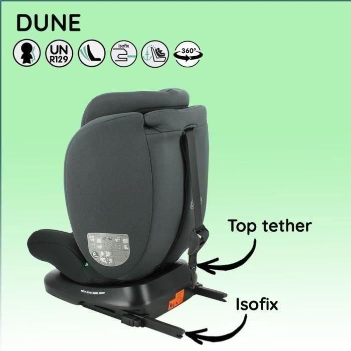 Silla de coche Isofix NANIA DUNE 40-150 cm R129 0 a 10 años De espaldas a la marcha 40-105 cm Reposacabezas regulable Reclinable Giratoria 4 Silla de coche Isofix NANIA DUNE 40-150 cm R129 0 a 10 años De espaldas a la marcha 40-105 cm Reposacabezas regulable Reclinable Giratoria 4