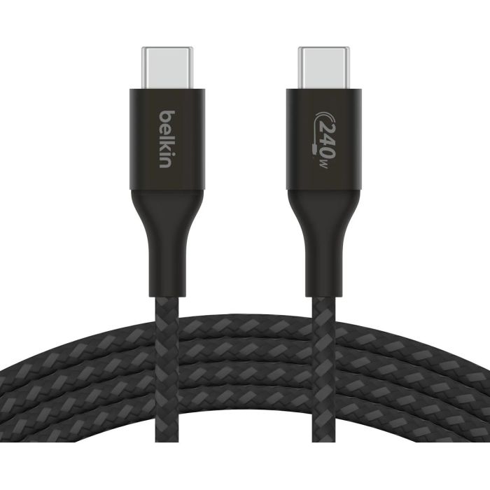Cable USB-C a USB-C Belkin CAB015BT1MBK Negro 1 m 1