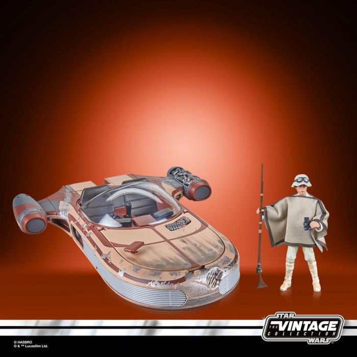 HASBRO Star Wars Figura Luke Skywalker 9.5cm + Landspeeder con Sable de Luz y 7 Accesorios 1 HASBRO Star Wars Figura Luke Skywalker 9.5cm + Landspeeder con Sable de Luz y 7 Accesorios 1