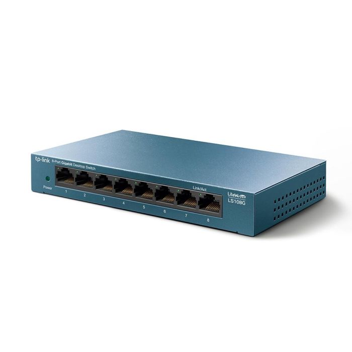 Switch TP-Link LS108G 8 Puertos/ RJ-45 10/100/1000 1 Switch TP-Link LS108G 8 Puertos/ RJ-45 10/100/1000 1