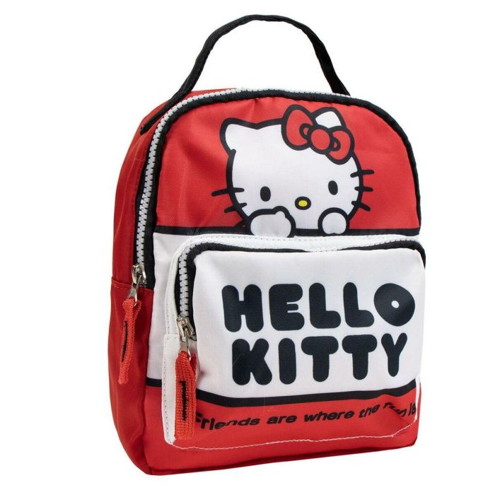 Mochila Escolar Hello Kitty Rojo