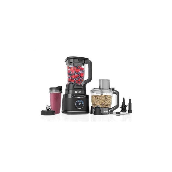Batidora de Vaso y Procesador de Alimentos Ninja DETECT PRO 3 en 1 - 1.8L y 2.1L, 1200W, Apto para Lavavajillas, Sin BPA Batidora de Vaso y Procesador de Alimentos Ninja DETECT PRO 3 en 1 - 1.8L y 2.1L, 1200W, Apto para Lavavajillas, Sin BPA