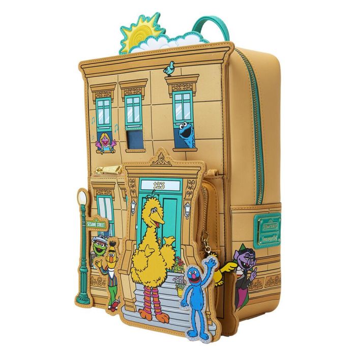 Mochila Corner Barrio Sesamo Loungefly 30cm 7