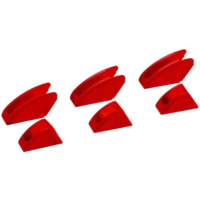 Knipex 86 09 300 V01 Schonbacken para 86 XX 300 (3 pares / 6 piezas) Rojo