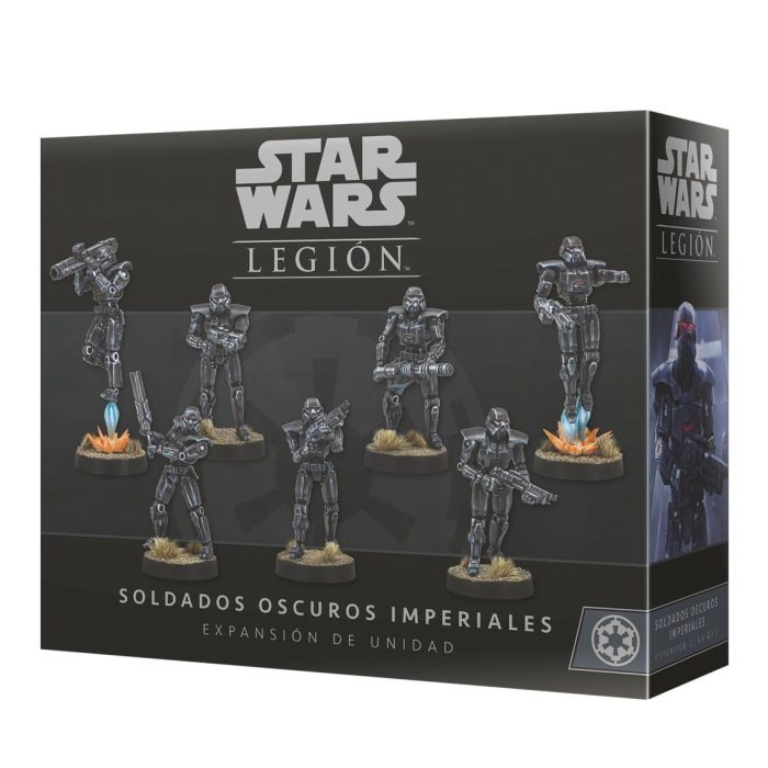 Star Wars Legion SWL103ES Juego de Mesa Soldados Oscuros Imperiales con 7 Miniaturas