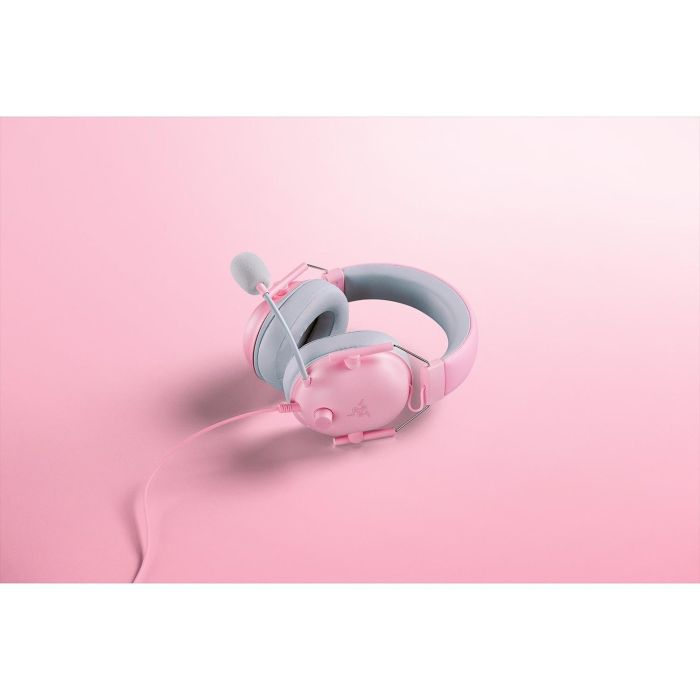 Razer BlackShark V2 X Auriculares Gaming con Micrófono Alámbrico Rosa - Sonido Envolvente Virtual 7.1 para PC/MAC 4