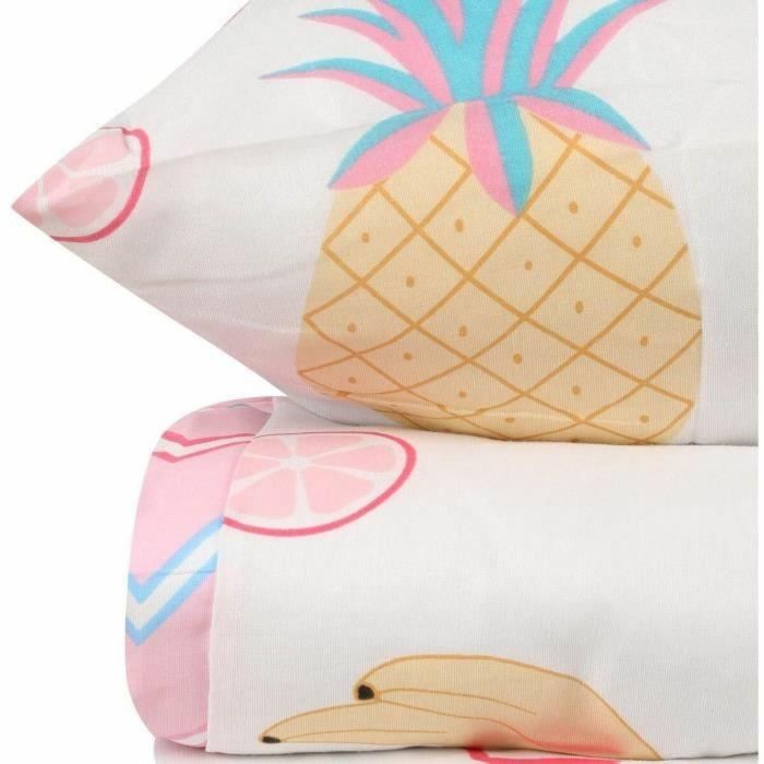 Juego de cama ASI8681875600131 - 1 funda nórdica 220x240 cm + 2 fundas de almohada 60x60 cm - 65% algodón, 35% poliéster - Blanco 1