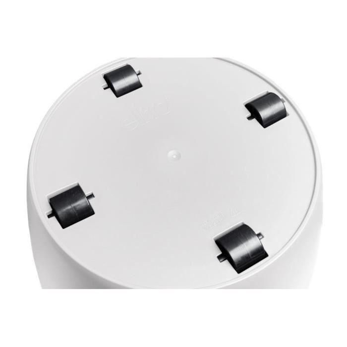 ELHO ELH8711904142322 Maceta Bruselas Wheels 47 Redonda Blanco Ø 47 x H 44 cm Interior 100% Reciclado 4