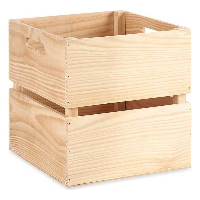 Caja de Almacenaje Gift Decor Natural Pino Madera de pino 0 Caja de Almacenaje Gift Decor Natural Pino Madera de pino 0