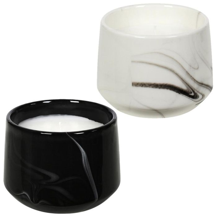 Home Deco Factory Vela Perfumada Colección Lounge Ø11 cm x 8,5 cm - Aromas Surtidos (Orquídea Blanca, Almizcle Blanco) 2