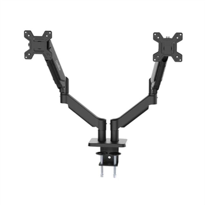 Coolbox Soporte para 2 Monitores Hasta 32 Pulgadas, Acero y Plástico, Negro Mate, Compatibilidad VESA 75x75 y 100x100, Sistema Neumático 3 Coolbox Soporte para 2 Monitores Hasta 32 Pulgadas, Acero y Plástico, Negro Mate, Compatibilidad VESA 75x75 y 100x100, Sistema Neumático 3