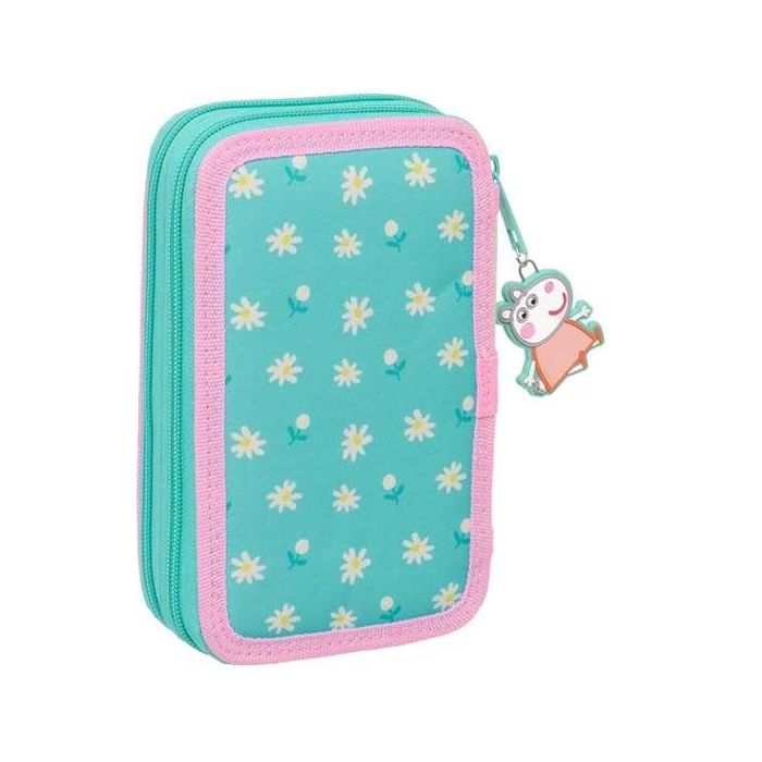 Plumier Escolar Safta Doble Pequeño 29 Piezas Peppa Pig Pretty Flowers 195x125x40 mm 1 Plumier Escolar Safta Doble Pequeño 29 Piezas Peppa Pig Pretty Flowers 195x125x40 mm 1