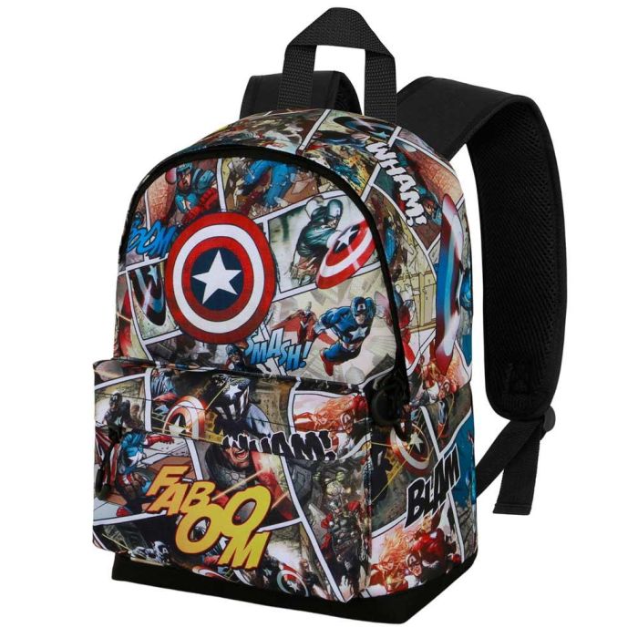 Mochila Pequeña HS FAN Comic Marvel Capitán América Multicolor