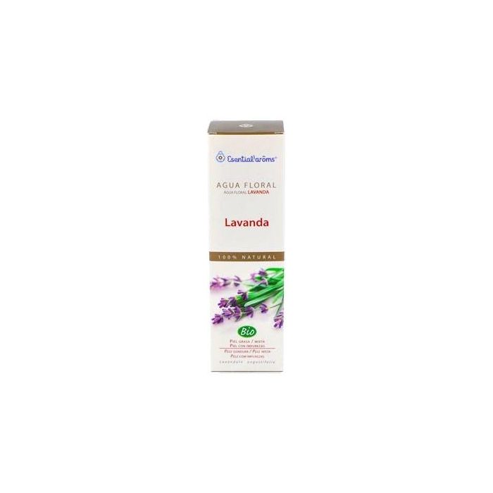 ESENTIAL AROMS Hidrolato de Lavanda 120ml Ecocert - Loción Tónica Facial Piel Mixta/Grasa y Acné