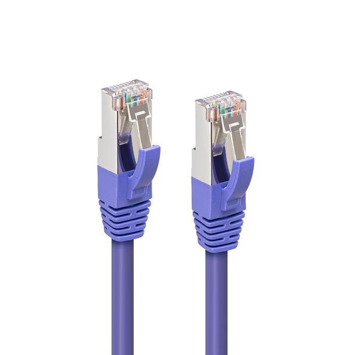 MicroConnect Cable de Red CAT6A S/FTP 30m Púrpura LSZH, 10Gbit, 500Mhz con Conectores RJ45 50u' 1