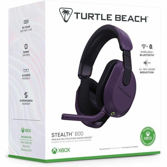 Turtle Beach TBS-2102-45 Stealth 600 Gen 3 Auriculares inalámbricos para juegos - XB - Morado 7