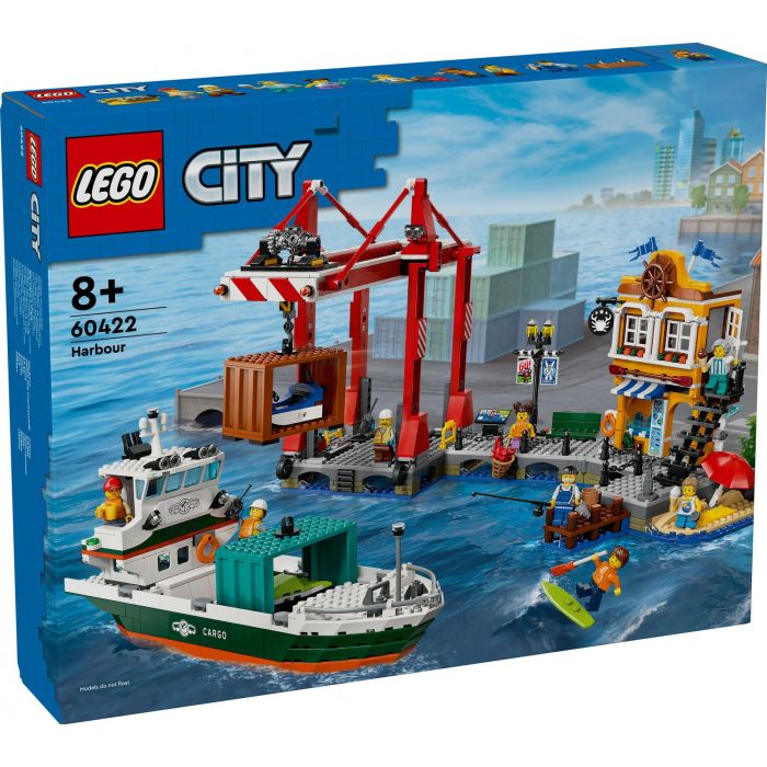 LEGO 60422 City El Puerto y el Barco Mercante, juguete de construcción para 8+ años 10 LEGO 60422 City El Puerto y el Barco Mercante, juguete de construcción para 8+ años 10