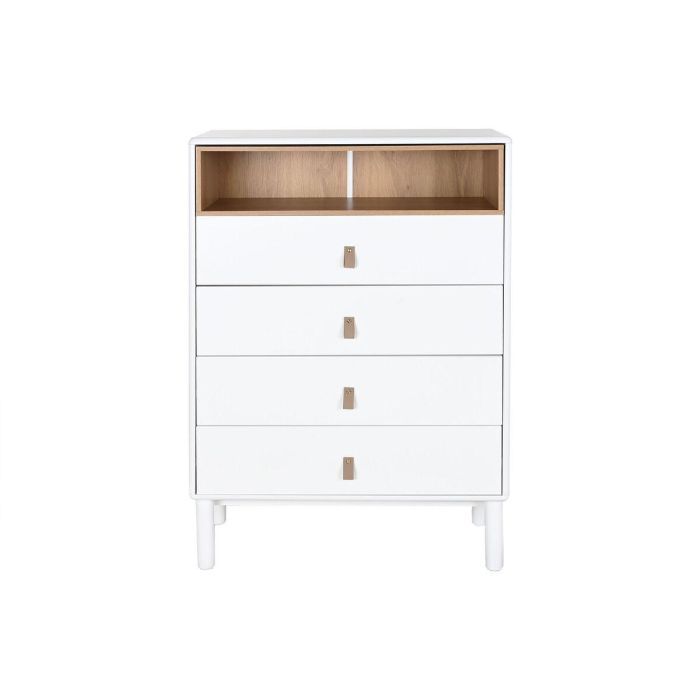 Cajonera Home ESPRIT Blanco Natural Polipropileno Madera MDF 80 x 40 x 117 cm 3 Cajonera Home ESPRIT Blanco Natural Polipropileno Madera MDF 80 x 40 x 117 cm 3