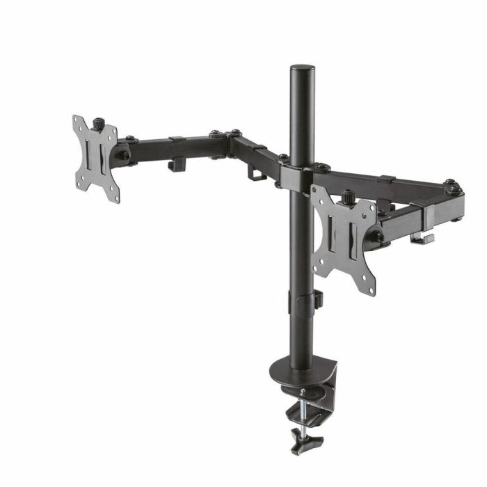 Neomounts FPMA-D550DBLACK Soporte de Escritorio Dual Full Motion para 2 Monitores 10-32" Ajustable Altura hasta 8kg Negro