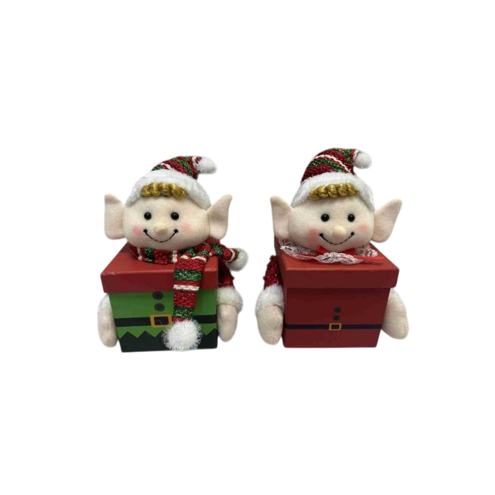 Caja Navidad Tradicional DKD Home Decor Multicolor 10 x 22 x 16 cm (6 Unidades) 0 Caja Navidad Tradicional DKD Home Decor Multicolor 10 x 22 x 16 cm (6 Unidades) 0