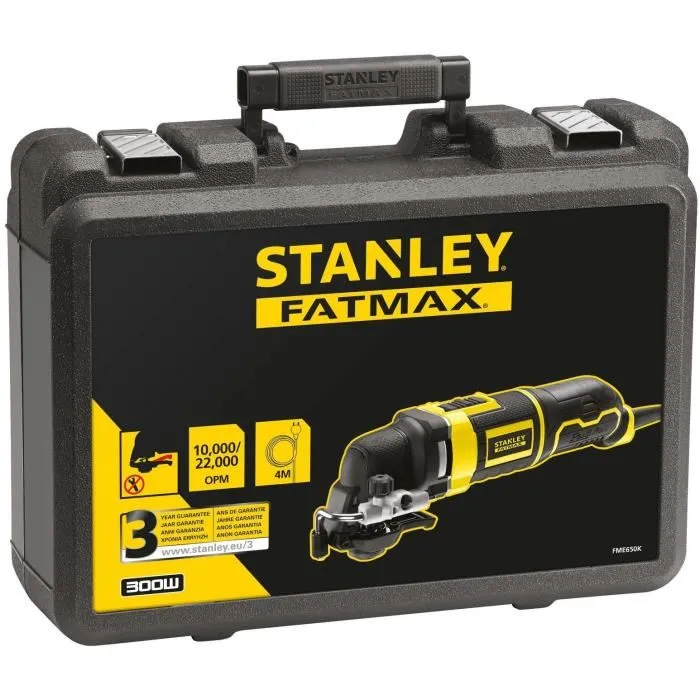 Stanley Fatmax Herramienta Oscilante FME650K-QS 300W con 20 Accesorios 1