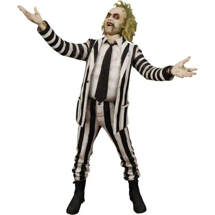 NECA Figura de Beetlejuice con Sonido 45,5cm, con Frases Reales de la Película