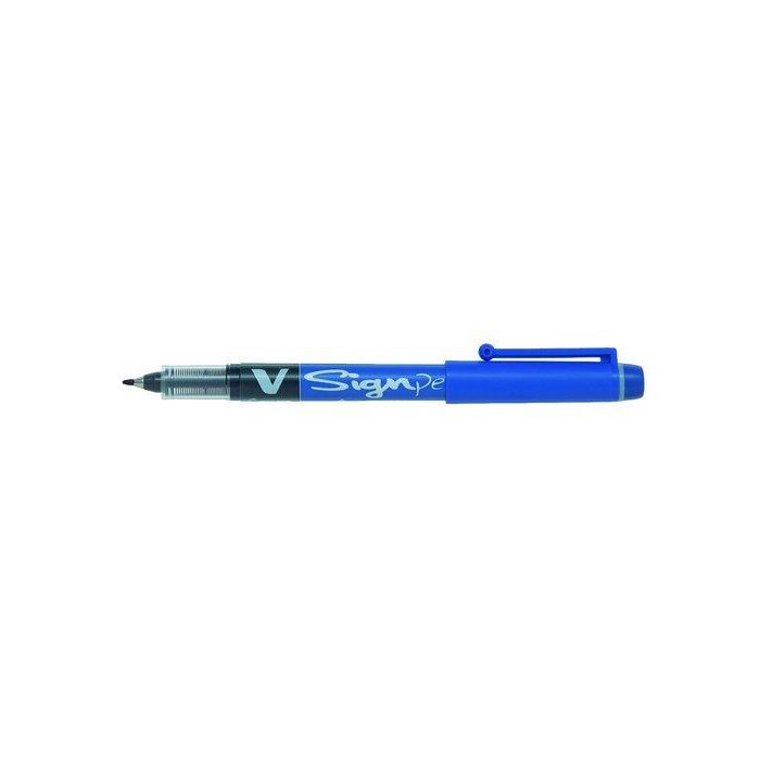 Rotulador Fibra Pilot Sign Pen Azul 12 unidades