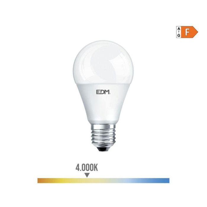 Edm Bombilla Standard LED E27 10W 932lm 4000K Luz Día Ø6 x 10,8 cm Edm Bombilla Standard LED E27 10W 932lm 4000K Luz Día Ø6 x 10,8 cm