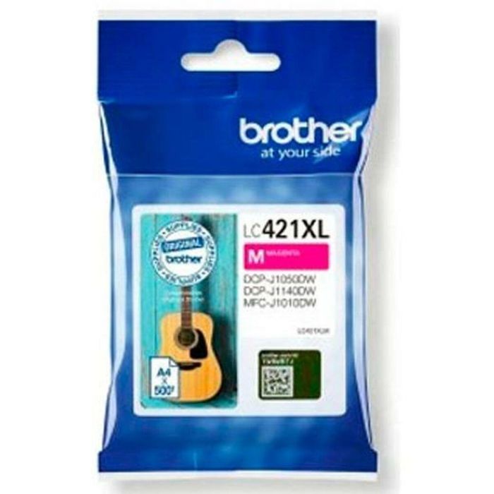Cartucho de Tinta Original Brother MFC-J1010DW / DCP-J1050DW Magenta (5 Unidades) 1 Cartucho de Tinta Original Brother MFC-J1010DW / DCP-J1050DW Magenta (5 Unidades) 1