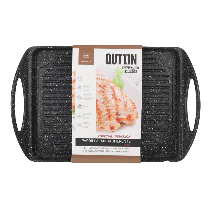 Quttin Parrilla Rectangular Grill 45 x 27 x 4.5 cm (6 Unidades) 1