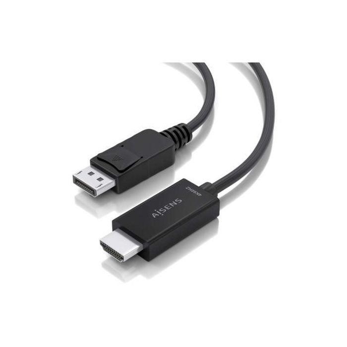 AISENS - CABLE CONVERSOR DISPLAYPORT A HDMI 4K@60HZ, DP/M-HDMI/M, NEGRO, 0.6M 2 AISENS - CABLE CONVERSOR DISPLAYPORT A HDMI 4K@60HZ, DP/M-HDMI/M, NEGRO, 0.6M 2