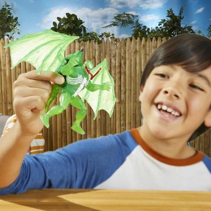 Set de caja Green Symbiote Hydro-Wings, figura de 10 cm con vehículo, juguetes de superhéroes para niños a partir de 4 años 3