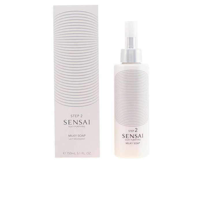 Sensai SILKY PURIFYING milky soap Limpiador facial emulsión espumosa 150ml para piel seca/sensible purifica y suaviza