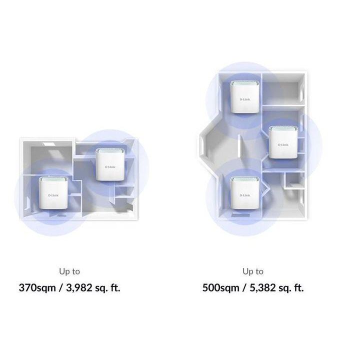Sistema Mesh D-Link Mesh EAGLE PRO AI 1500Mbps/ 2.4GHz 5GHz/ Pack de 3 6 Sistema Mesh D-Link Mesh EAGLE PRO AI 1500Mbps/ 2.4GHz 5GHz/ Pack de 3 6
