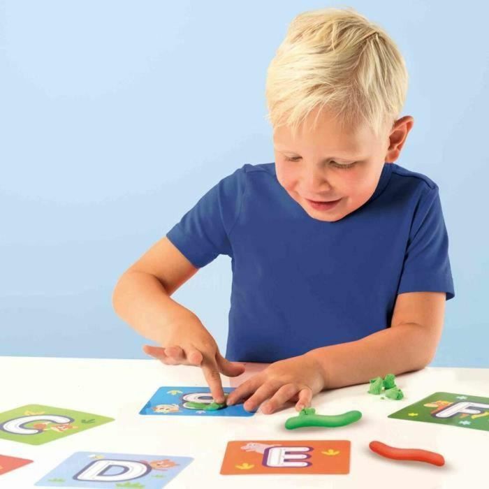 Ses Creative SES1710479905871 Juego Educativo: Aprendo y Conozco el Abecedario con Plastilina, Kit para Desarrollar Habilidades Motoras y Alfabetización en Niños 3 Ses Creative SES1710479905871 Juego Educativo: Aprendo y Conozco el Abecedario con Plastilina, Kit para Desarrollar Habilidades Motoras y Alfabetización en Niños 3