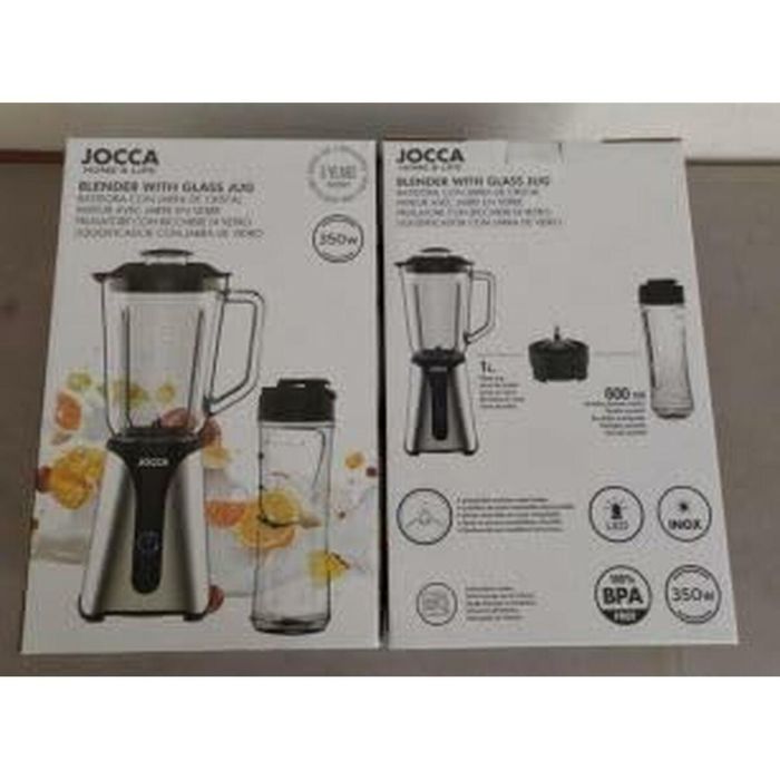 Batidora de Vaso JOCCA Negro 1 L 2 Batidora de Vaso JOCCA Negro 1 L 2
