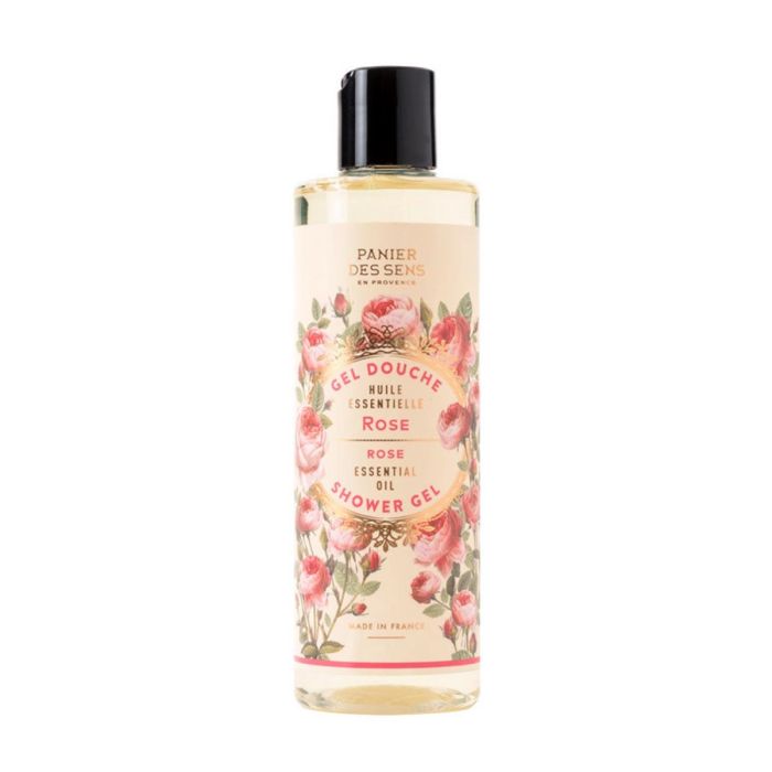 Panier Des Sens Rose gel de baño aceite esencial 250 ml