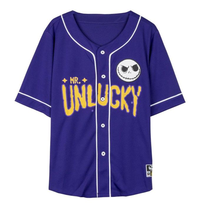 Camiseta Deportiva de Manga Corta The Nightmare Before Christmas Baseball Unisex 0 Camiseta Deportiva de Manga Corta The Nightmare Before Christmas Baseball Unisex 0
