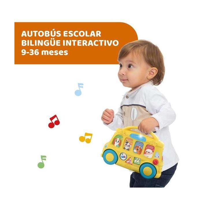 Chicco Autobús Vehículo Interactivo Bilingüe con Luces y Sonidos para Niños 27,5x25x13,5 cm 1 Chicco Autobús Vehículo Interactivo Bilingüe con Luces y Sonidos para Niños 27,5x25x13,5 cm 1